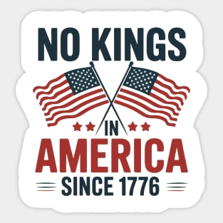 No-kings-in-america Sticker
